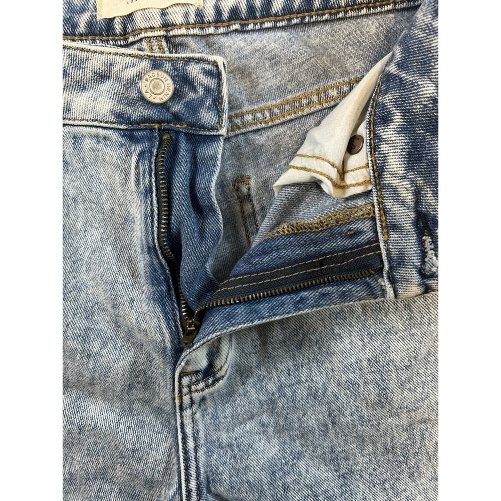 Women's Pacsun High Rise Straight Acid Washed Jeans Size 26 Buttonfly - Picture 7 of 10